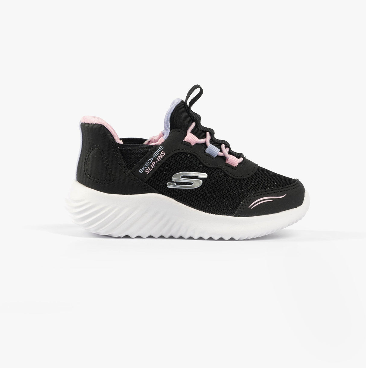 Skechers 303585L/BLK BOUNDER - SIMPLE CUTE Girls Trainers Black