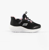 Skechers 303585L/BLK BOUNDER - SIMPLE CUTE Girls Trainers Black