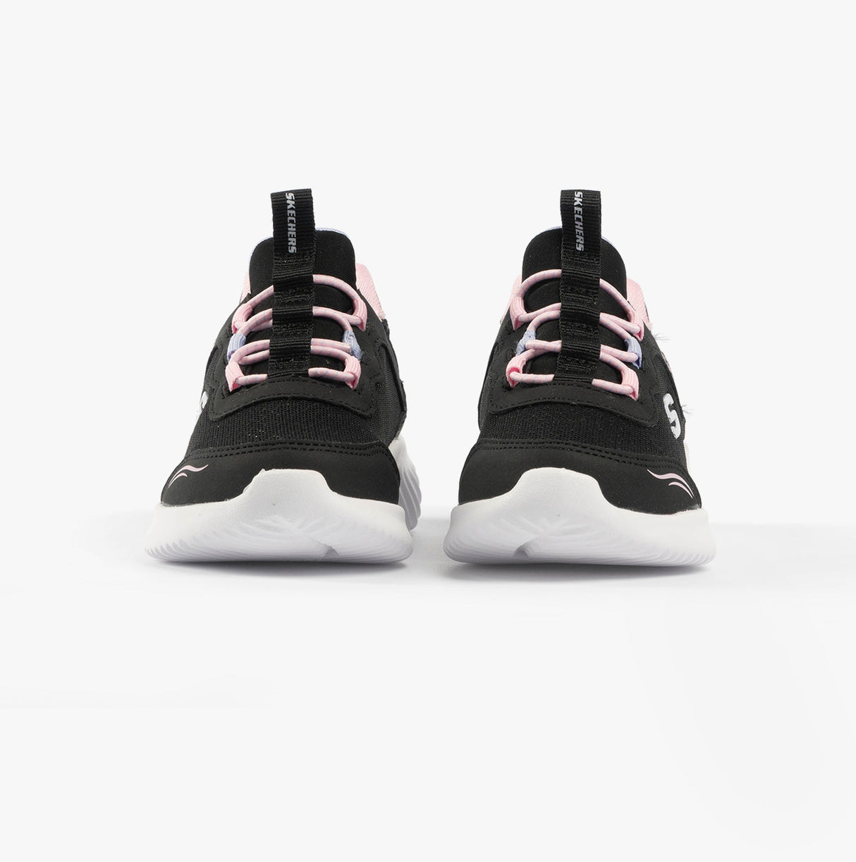 Skechers 303585L/BLK BOUNDER - SIMPLE CUTE Girls Trainers Black