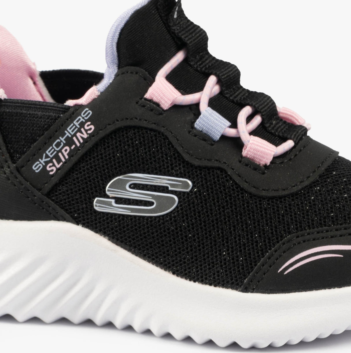Skechers 303585L/BLK BOUNDER - SIMPLE CUTE Girls Trainers Black