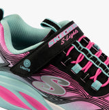 Skechers 303712L/BKMT COSMIC GLOW Girls Trainers Black Multi