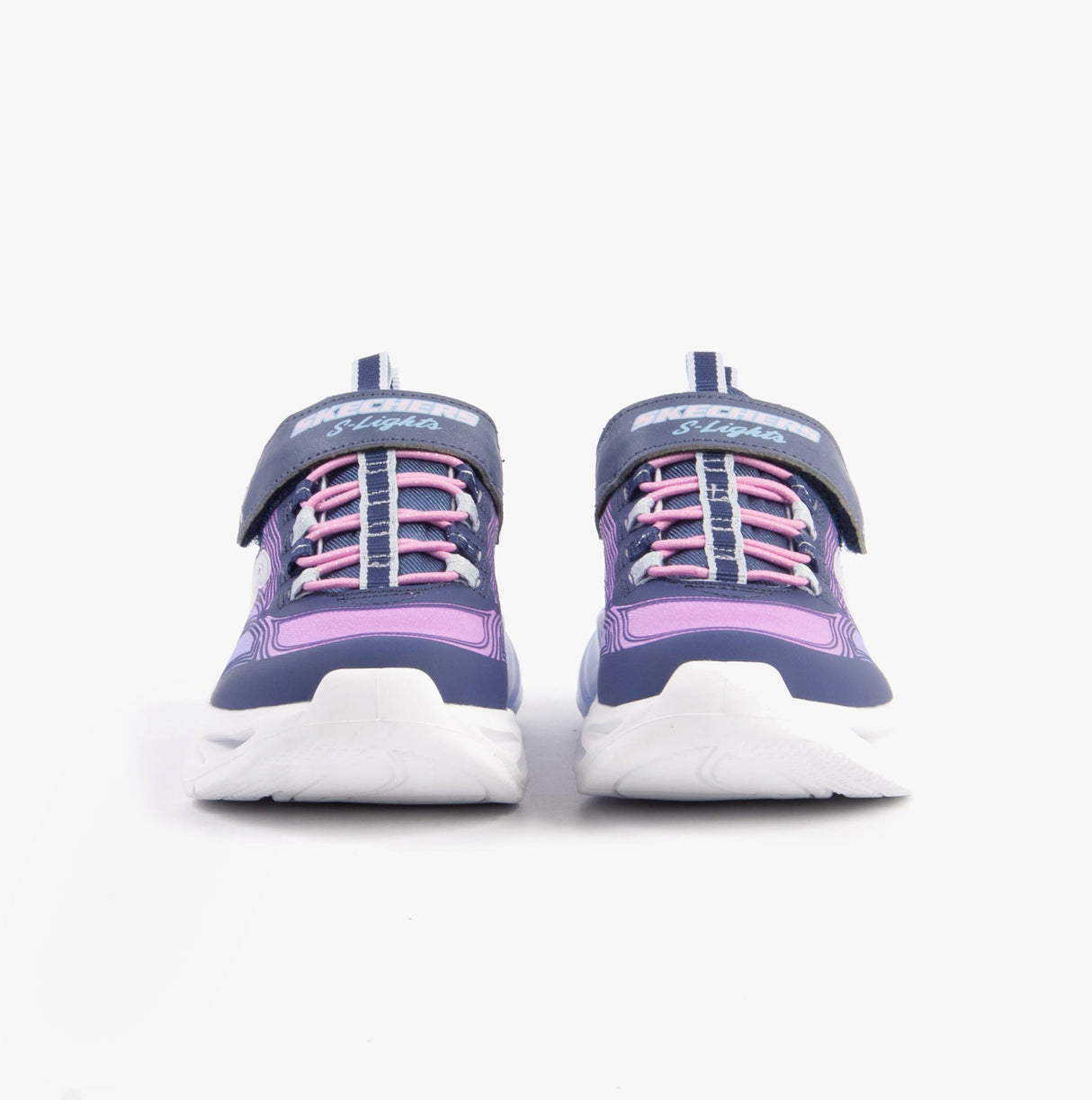 Skechers 303712L/NVMT COSMIC GLOW Girls Trainers Navy Multi