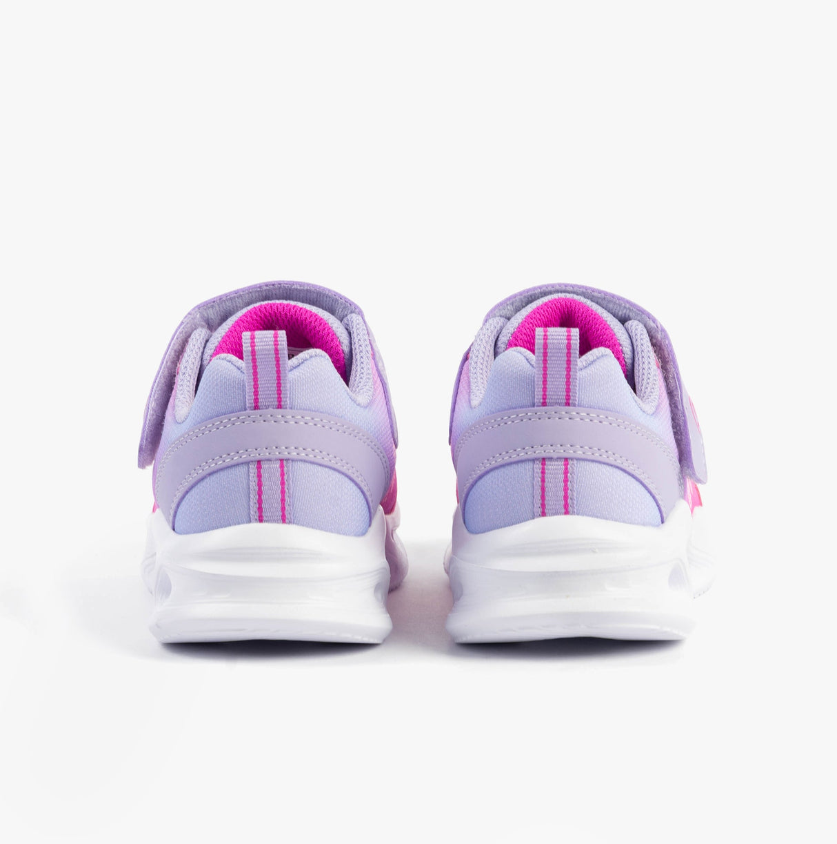 Skechers 303714L/LVPK SOLA GLOW - OMBRE DELUXE Girls Trainers Lavender/Pink