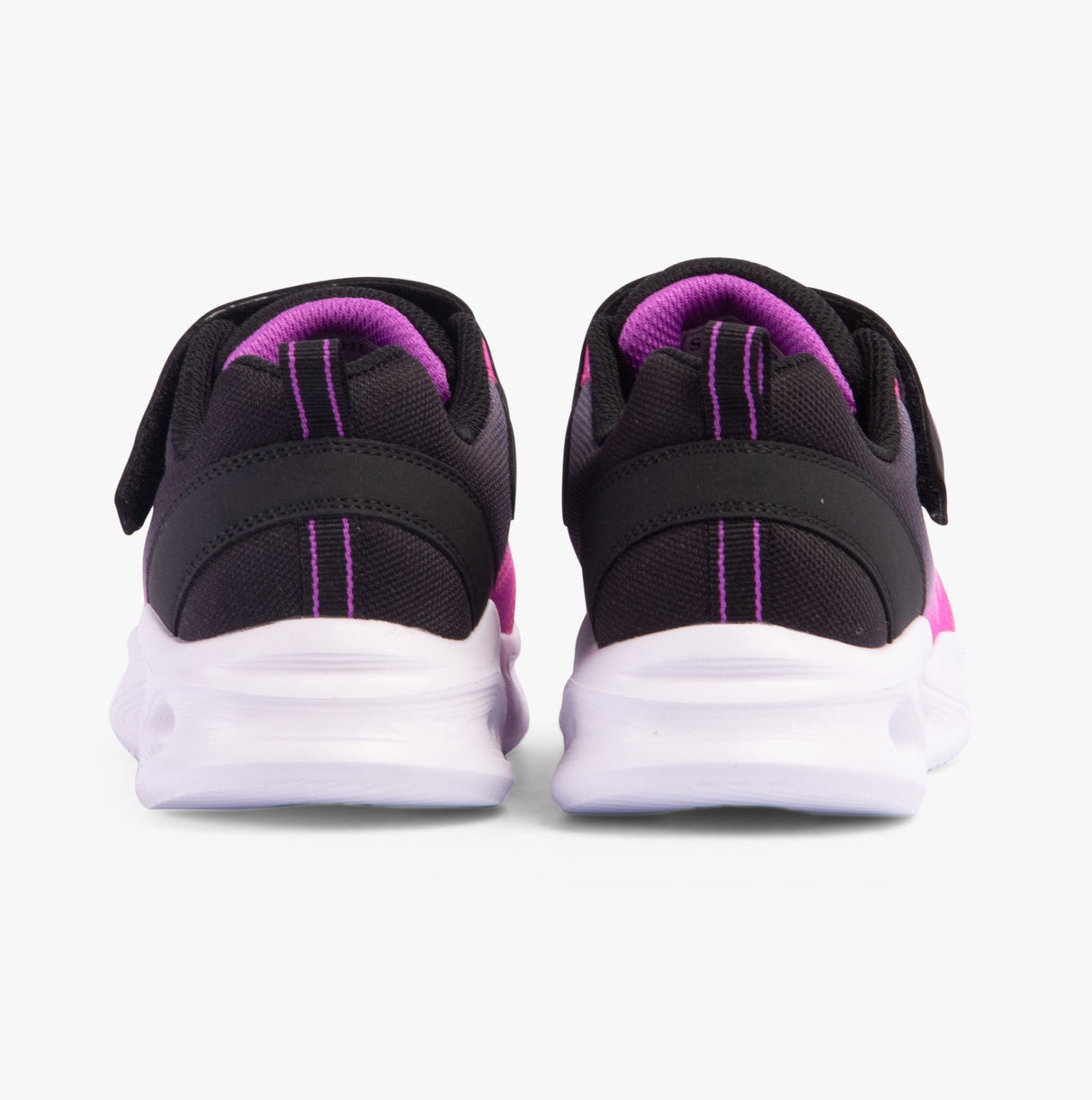 Skechers 303714L/BKHP SOLA GLOW - OMBRE DE Girls Trainers Black/Hotpink