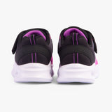 Skechers 303714L/BKHP SOLA GLOW - OMBRE DE Girls Trainers Black/Hotpink