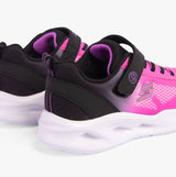 Skechers 303714L/BKHP SOLA GLOW - OMBRE DE Girls Trainers Black/Hotpink