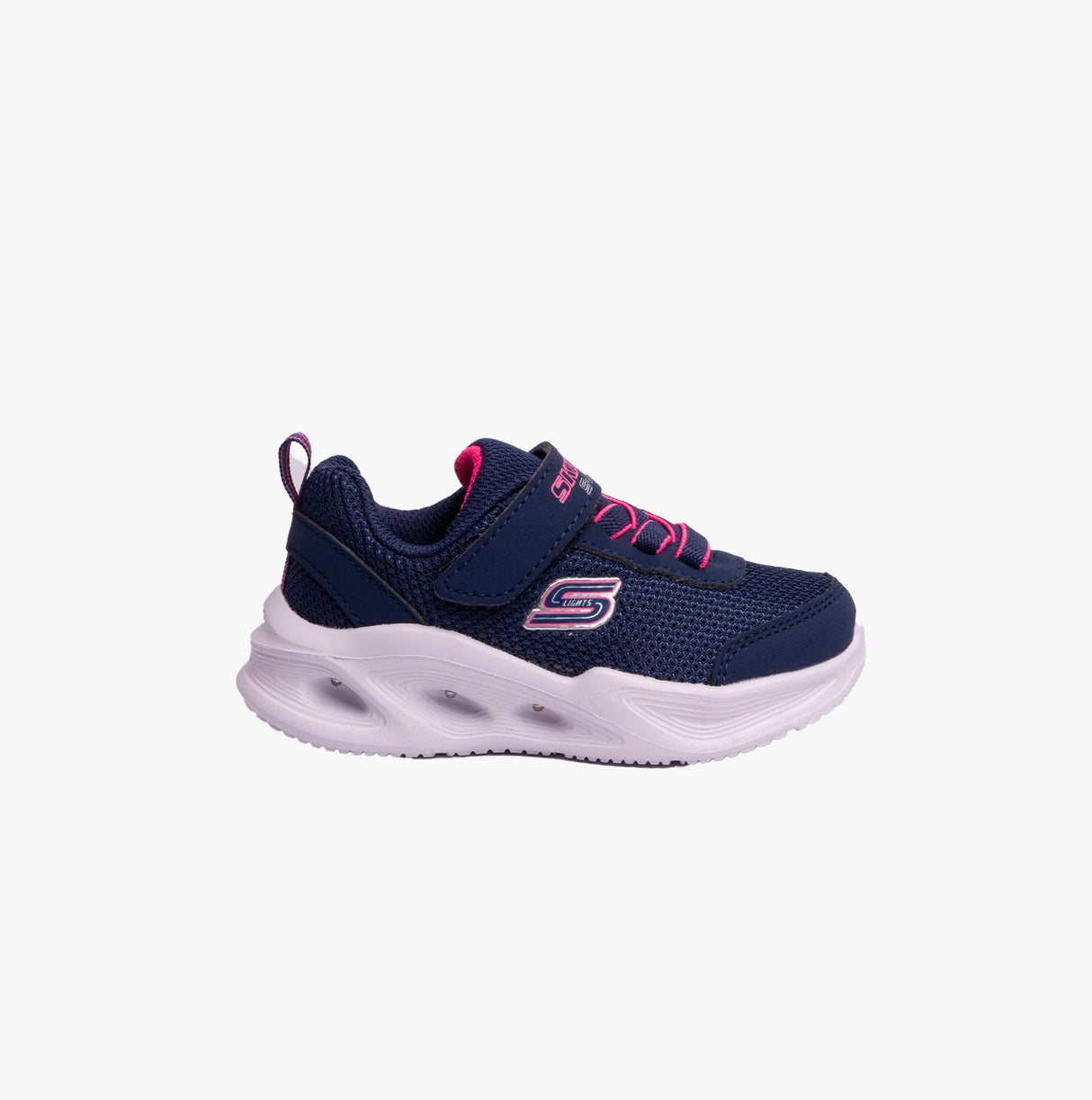Skechers 303715N/NVY SOLA GLOW Girls Trainers Navy