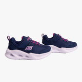 Skechers 303715N/NVY SOLA GLOW Girls Trainers Navy