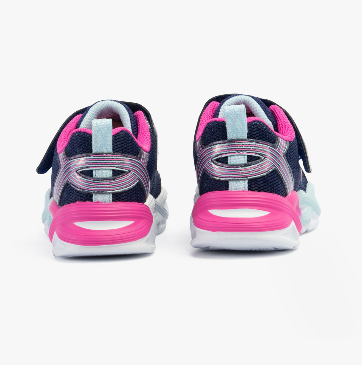 Skechers 303717L/NVMT TWISTY GLOW Girls Trainers Navy/Multi