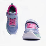 Skechers 303717L/PWMT S-LIGHTS: TWISTY GLOW Girls Trainers Periwinkle/Multi
