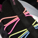 Skechers 303824L/BKMT ULTRA FLEX 3.0 - BUNGEE FUN Girls Trainers Black/Multi