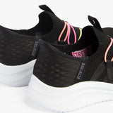 Skechers 303824L/BKMT ULTRA FLEX 3.0 - BUNGEE FUN Girls Trainers Black/Multi