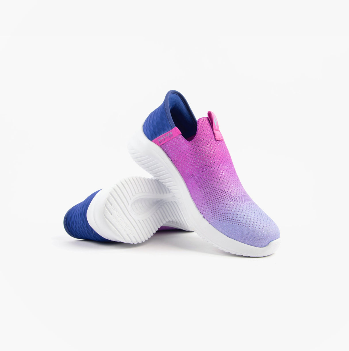 Skechers 303828L/NVPR ULTRA FLEX 3.0 - COLOR BOOST Girls Trainers Navy/Purple