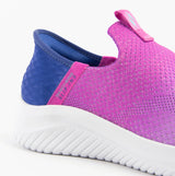 Skechers 303828L/NVPR ULTRA FLEX 3.0 - COLOR BOOST Girls Trainers Navy/Purple