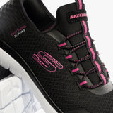 Skechers 303919L/BLK SUMMITS Girls Trainers Black