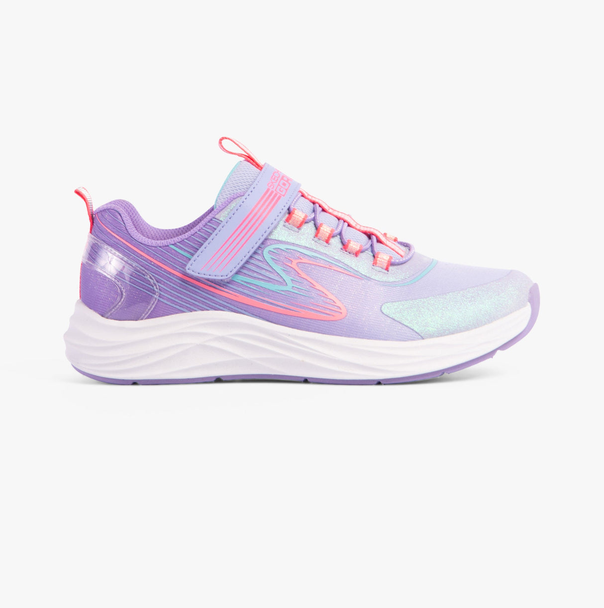 Skechers 303920L/LVMT GO-RUN-ACCELERATE Girls Trainers Lavender/Multi