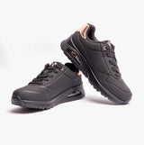 Skechers 310545L/BBK UNO GEN1 - SHIMMER AWAY Girls Casual Shoes Black