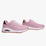 Skechers 310545L/PNK UNO GEN1 - SHIMMER AWAY Girls Casual Shoes Pink