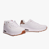 Skechers 310545L/WHT UNO GEN1 - SHIMMER AWAY Girls Casual Shoes White