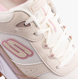 Skechers 310567L/NTTP UNO - MESH MODE Girls Trainers Natural/Taupe