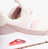 Skechers 310567L/NTTP UNO - MESH MODE Girls Trainers Natural/Taupe