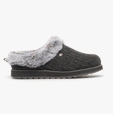 Skechers 31204/CCL KEEPSAKES ICE ANGEL Womens Mule Slippers Charcoal