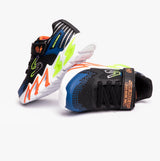 Skechers 400138L/BKBL FLEX-GLOW BOLT Boys Sport Black/Blue