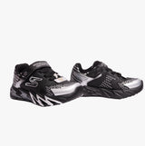 Skechers 400138L/BKSL FLEX-GLOW BOLT Boys Sport Black/Sliver