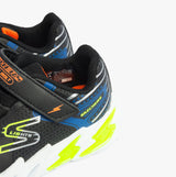 Skechers 400138N/BKBL FLEX-GLOW BOLT Boys Trainers Black/Blue