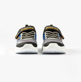 Skechers 400139N/BKSL S LIGHTS FLEX-GLOW ULTRA Boys Trainers Black/Silver