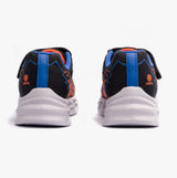 Skechers 400603L/BBOR S LIGHTS: VORTEX 2.0 - ZORENTO Boys Trainers Black/Orange