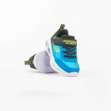 Skechers 401495N/BKBL METEOR-LIGHTS-KRENDO Boys Trainers Black Blue