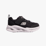 Skechers 401675N/BKGY METEOR-LIGHTS Boys Trainers Black/Gray