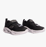 Skechers 401675N/BKGY METEOR-LIGHTS Boys Trainers Black/Gray