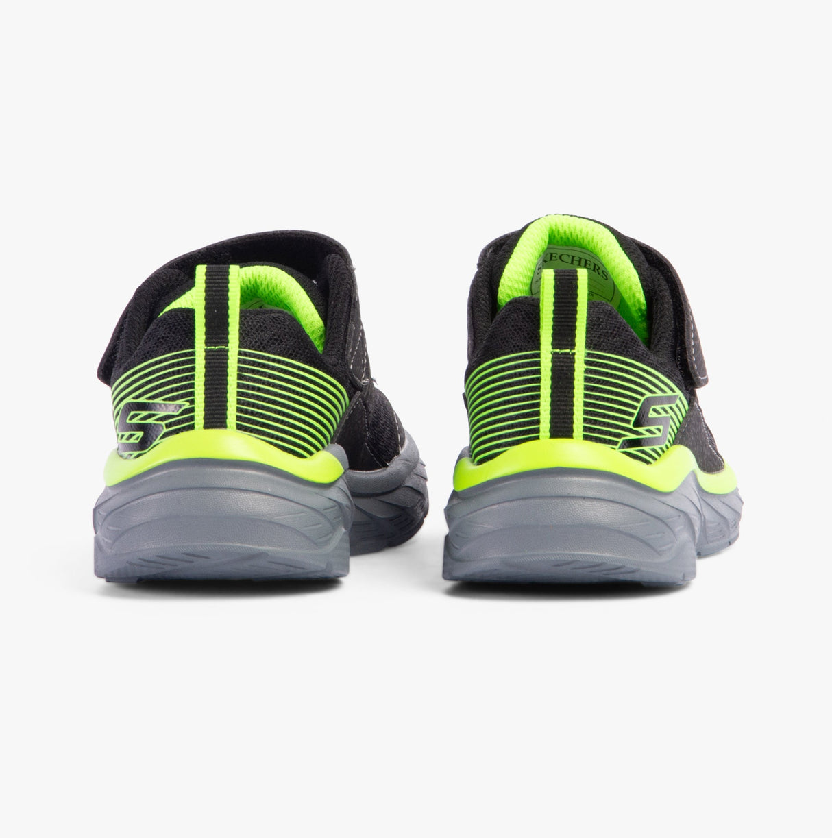 Skechers 403718L/BKLM BOUNDLESS Boys Trainers Black/Lime
