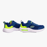 Skechers 403748L/BLLM BOUNDER-TECH Boys Trainers Blue/Lime