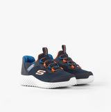 Skechers 403822L/NVBL BOUNDER - BRISK-BURST Boys Trainers Navy