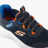Skechers 403822L/NVBL BOUNDER - BRISK-BURST Boys Trainers Navy