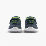 Skechers 403908L/NVLM BOUNDER - TREKZIC Boys Trainers Navy/Lime