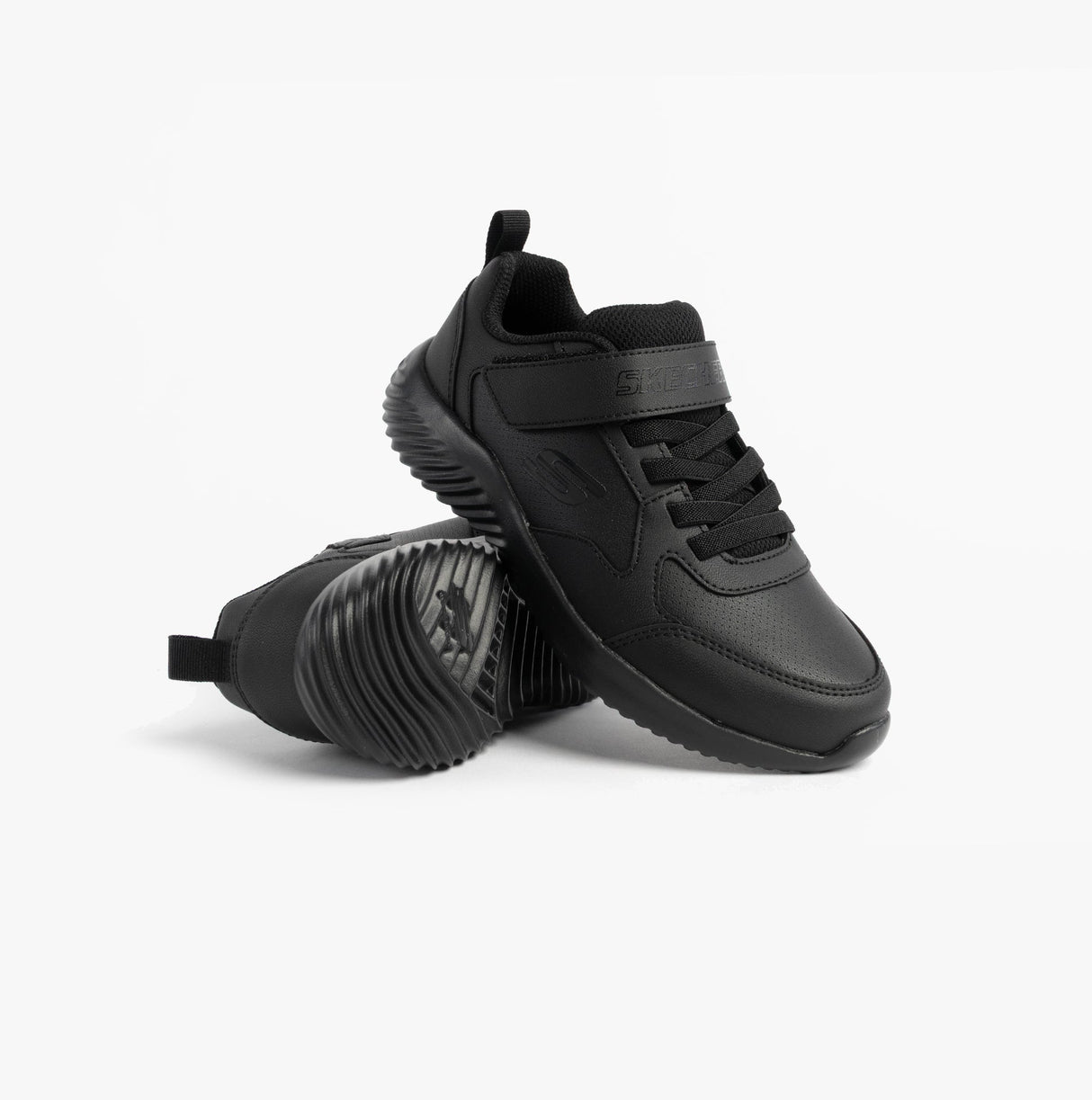 Skechers 405626L/BBK BOUNDER - POWER STUDY Boys Trainers Black