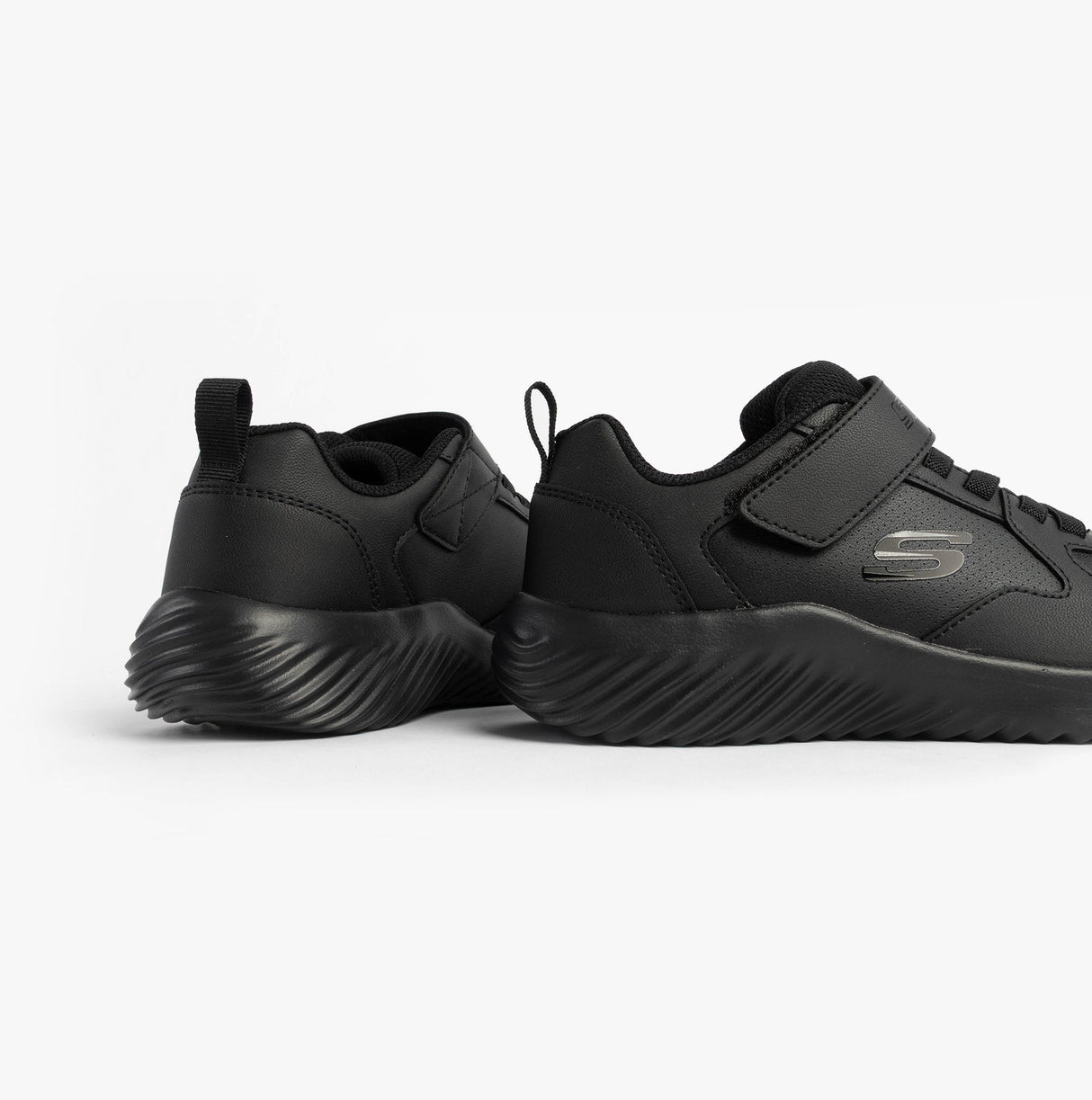 Skechers 405626L/BBK BOUNDER - POWER STUDY Boys Trainers Black