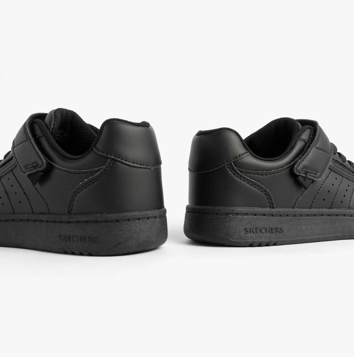 Skechers 405638L/BBK QUICK STREET Boys School Trainers Black