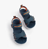Skechers 407034L/NVOR MICROSPEC - SPLASH Boys Sandals Navy/Orange