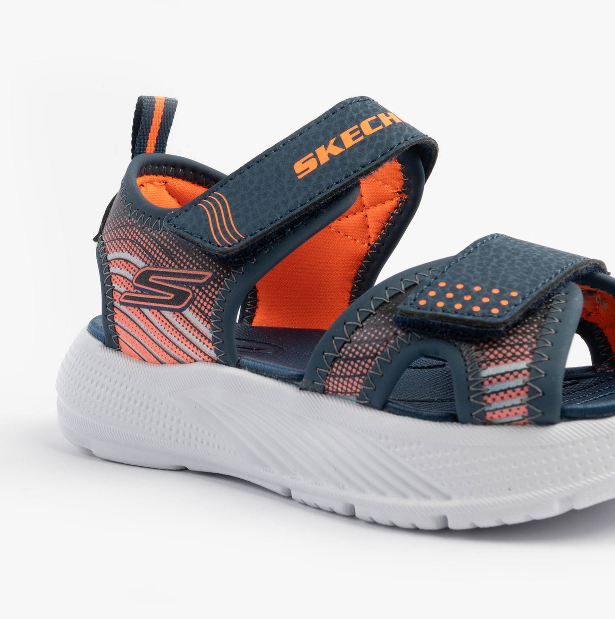 Skechers 407034L/NVOR MICROSPEC - SPLASH Boys Sandals Navy/Orange