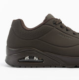 Skechers 52458/CHOC UNO - STAND ON AIR Mens Trainers Chocolate