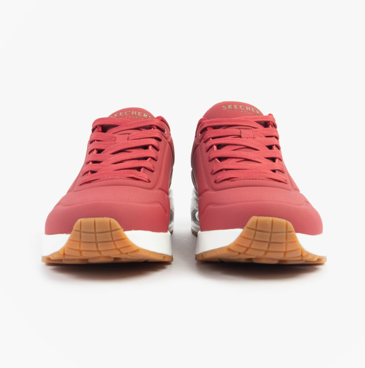 Skechers 52458/DKRD UNO - STAND ON AIR Mens Trainers Dark Red