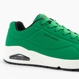 Skechers 52458/GRW UNO - STAND ON AIR Mens Trainers Green White