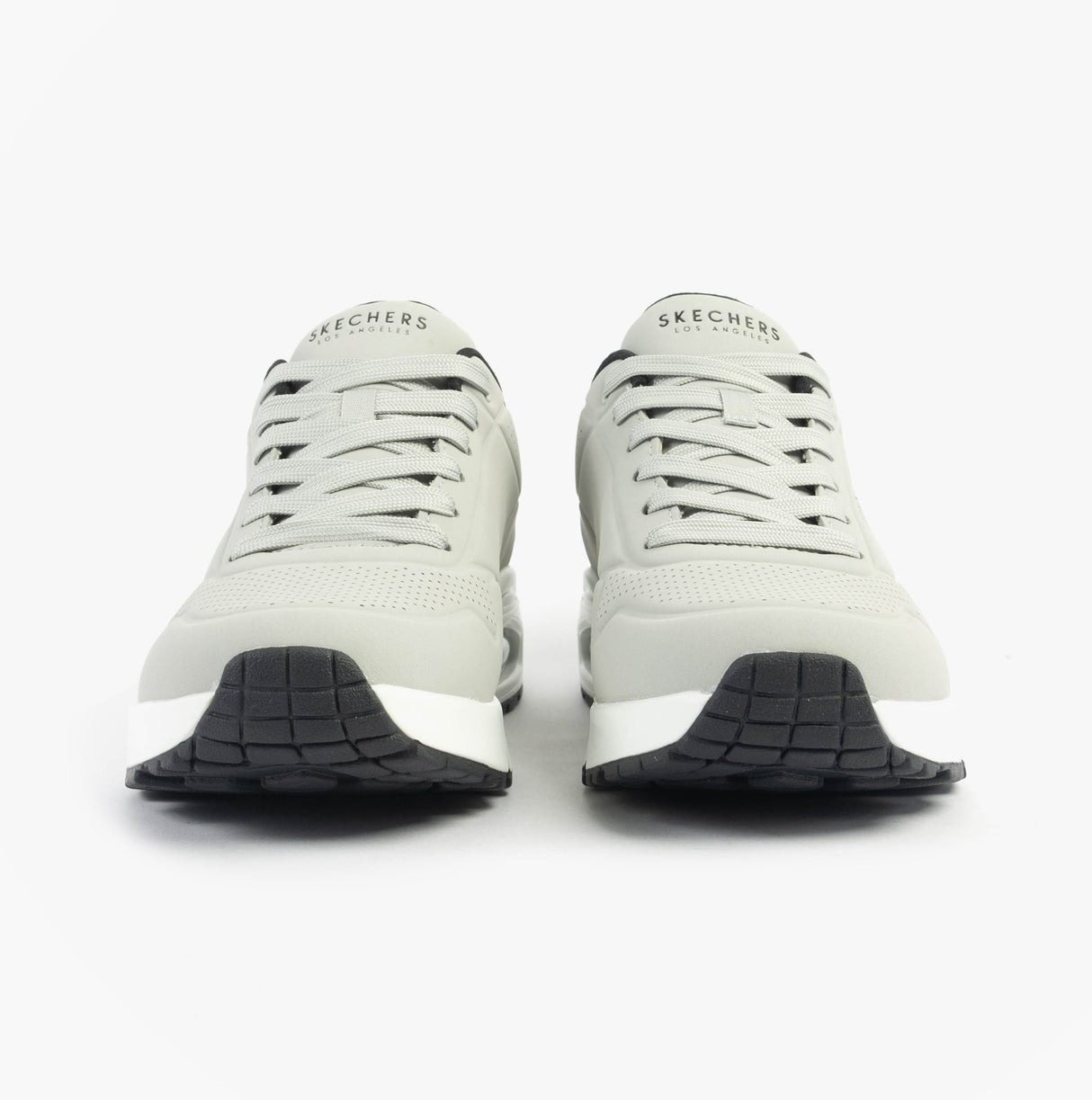 Skechers 52458/LGBK UNO - STAND ON AIR Mens Trainers Light Grey/Black