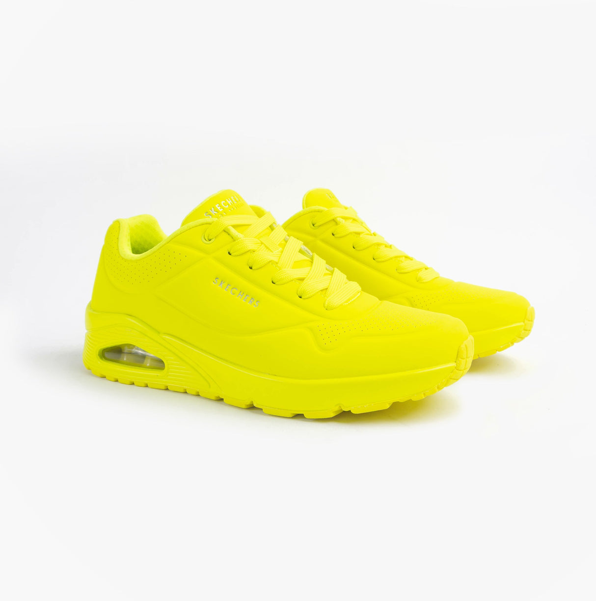 Skechers 52458/LIME UNO - STAND ON AIR Mens Trainers Lime