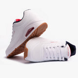Skechers 52458/WNVR UNO - STAND ON AIR Mens Trainers White/Red